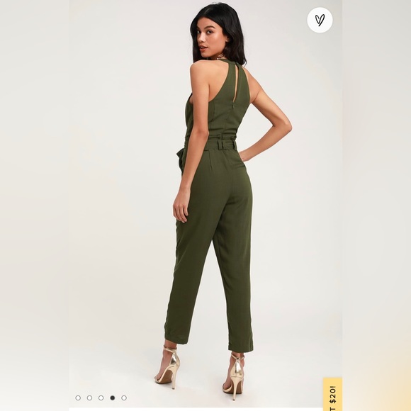 Lulus green romper in size xs - Picture 4 of 4